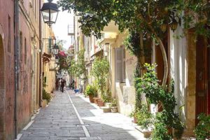 Rethymno walking at the beautiful alleys