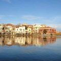 view chania from the sea