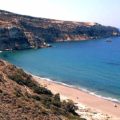 Usually calm Kommos beach crete