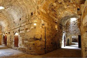 In the castl of koules heraklion crete